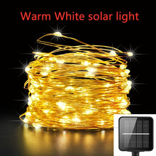 将图片加载到图库查看器,IR Dimmable 11m/21m/31m/51m LED Outdoor Solar String Lights solar lamp for Fairy Holiday Christmas Party Garland Lighting