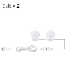 将图片加载到图库查看器,CanLing LED 12V Makeup Mirror Light Bulb Hollywood Vanity Lights Stepless Dimmable Wall Lamp 6 10 14Bulbs Kit for Dressing Table
