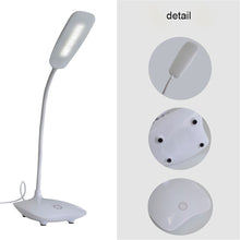 将图片加载到图库查看器,LED Desk Lamp Foldable Dimmable Touch Table Lamp DC5V USB Powered table Light 6000K night light touch dimming portable lamp