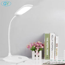 将图片加载到图库查看器,LED Desk Lamp Foldable Dimmable Touch Table Lamp DC5V USB Powered table Light 6000K night light touch dimming portable lamp