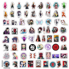 将图片加载到图库查看器,70pcs Demon Slayer Kimetsu No Yaiba Anime Sticker Cosplay Props PVC Waterproof DIY Guitar Car Tanjirou Nezuko Decal Stickers F4