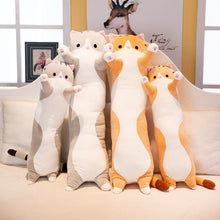 将图片加载到图库查看器,140cm Plush Toys Animal Cat Cute Creative Long Soft Toys Office Break Nap Sleeping Pillow Cushion Stuffed Gift Doll for Kids