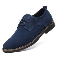 将图片加载到图库查看器,Pointed Toe Casual Soft Suede Business Office Oxfords