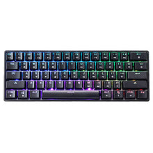 将图片加载到图库查看器,Geek Customized GK61 Mechanical Keyboard 61 Keys Hot Swappable Gateron Optical Switch RGB Type-C Wired Programmable 60% Layout Gaming Keyboard