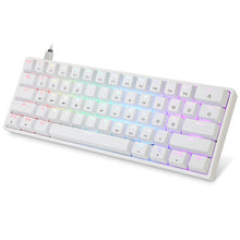 将图片加载到图库查看器,Geek Customized GK61 Mechanical Keyboard 61 Keys Hot Swappable Gateron Optical Switch RGB Type-C Wired Programmable 60% Layout Gaming Keyboard