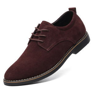 Pointed Toe Casual Soft Suede Business Office Oxfords