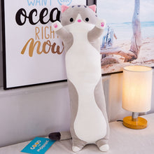 将图片加载到图库查看器，140cm Plush Toys Animal Cat Cute Creative Long Soft Toys Office Break Nap Sleeping Pillow Cushion Stuffed Gift Doll for Kids
